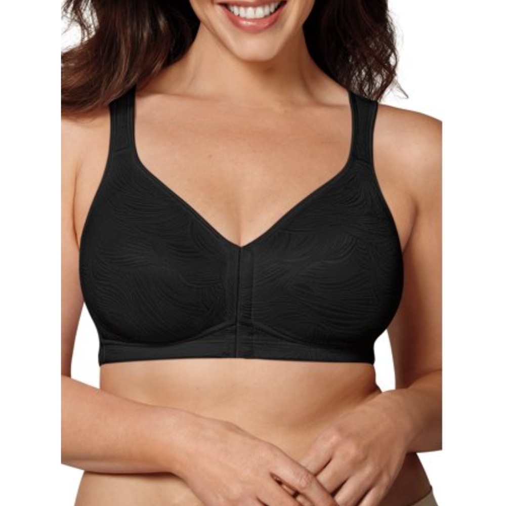 Playtex Women 8 Hour Posture Bra Black Size 38B